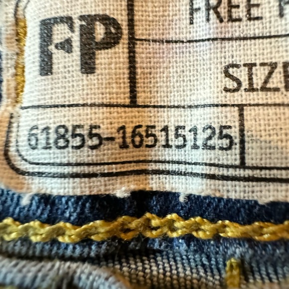 Free People Light Blue Distressed Skinny Jeans Size 27 - Picture 6 of 6